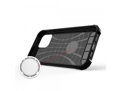 Hybrid Armor Defender (�ierny) - Odoln� ochrann� kryt (obal) na iPhone 14 Pro