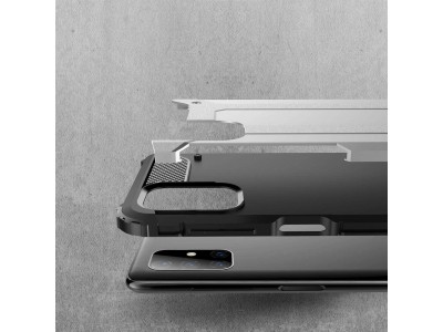 Hybrid Armor Defender (ierny) - Odoln ochrann kryt (obal) na Samsung Galaxy M51