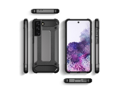 Hybrid Armor Defender (�ierny) - Odoln� ochrann� kryt (obal) na Samsung Galaxy S23 Ultra