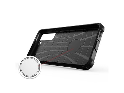 Hybrid Armor Defender (�ierny) - Odoln� ochrann� kryt (obal) na Samsung Galaxy S23 Ultra