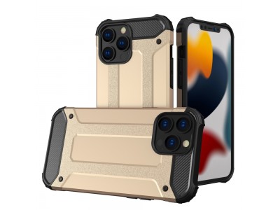 Hybrid Armor Defender (zlatý) - Odolný ochranný kryt (obal) na iPhone 13 Pro Max