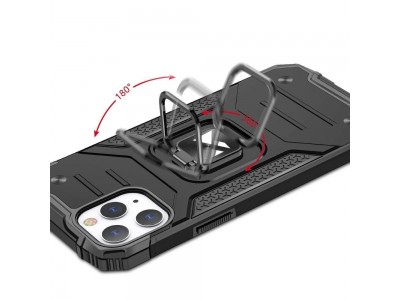 Hybrid Ring Defender (�ierny) - Odoln� kryt (obal) na iPhone 13 mini