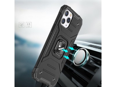 Hybrid Ring Defender (�ierny) - Odoln� kryt (obal) na iPhone 13 mini