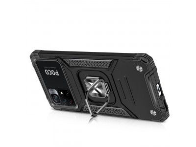 Hybrid Ring Defender (modr�) - Odoln� kryt (obal) na Xiaomi Redmi Note 11