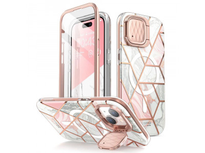 i-Blason Cosmo Series MAG MAGSAFE Pink (ruov) - Odoln obal pre iPhone 15