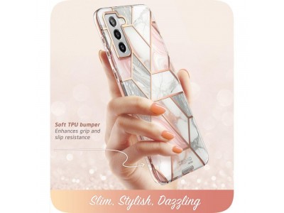 i-Blason Cosmo Series Pink (ruov) - Odoln obal pre Samsung Galaxy S21 FE