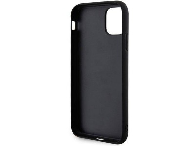 Karl Lagerfeld Hard Case - Luxusn� ochrann� kryt (obal) pre IPHONE 11/XR 3D Rubber Glitter Logo (KLHCN613DMBKCK) black (�ierna) **AKCIA!!