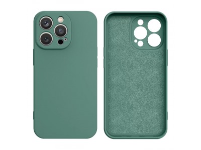 Light Silicone Case (tmavo-zelená) – Silikónový ochranný kryt (obal) pro Samsung Galaxy S23+