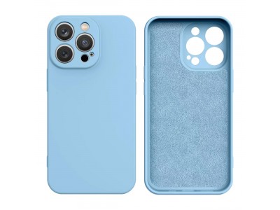 Light Silicone Case (modrá) – Silikónový ochranný kryt (obal) pre iPhone 13 Pro Max