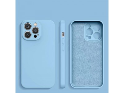 Light Silicone Case (modr�) � Silik�nov� ochrann� kryt (obal) pre iPhone 13 Pro Max