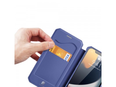 Luxusn� Skin X puzdro (modr�) pre iPhone 13 mini