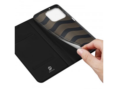 Luxusn� Slim Fit puzdro pre Honor X8 5G (�ierny)