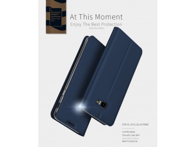 Luxusn Slim Fit puzdro pre Huawei Mate 30 Lite (Navy modr)