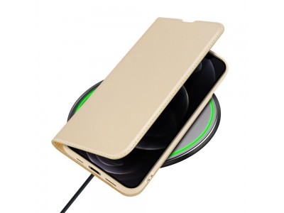 Luxusn Slim Fit puzdro pre iPhone 13 Pro (zlat)