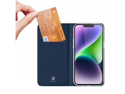 Luxusn Slim Fit puzdro pre iPhone 15 (modr)