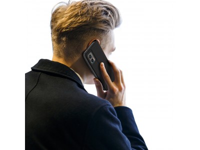 Luxusn Slim Fit puzdro pre Motorola Edge 30 Neo (ierny)