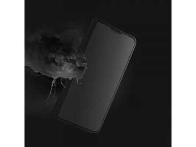 Luxusn Slim Fit puzdro pre Samsung Galaxy A22 5G (ierne)