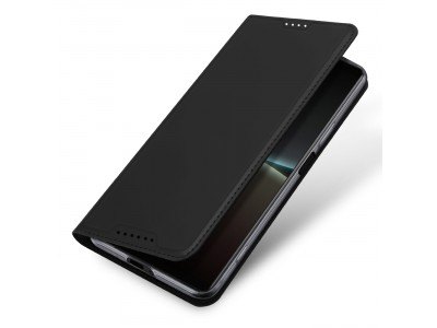 Luxusn Slim Fit puzdro pre Sony Xperia 5 IV (ierny)