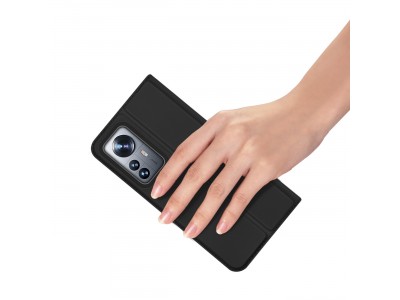 Luxusn� Slim Fit puzdro pre Xiaomi 12 Pro (�ierne)