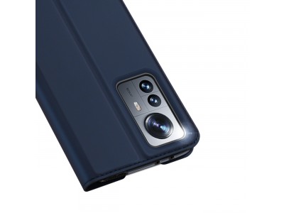 Luxusn� Slim Fit puzdro pre Xiaomi 12 Pro (modr�)