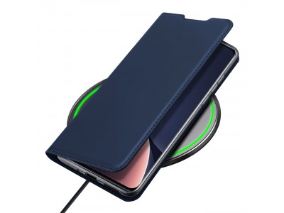 Luxusn� Slim Fit puzdro pre Xiaomi 12 Pro (modr�)