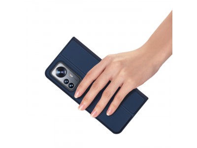 Luxusn� Slim Fit puzdro pre Xiaomi 12 Pro (modr�)