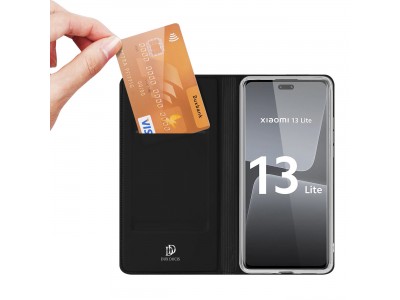 Luxusn� Slim Fit puzdro pre Xiaomi 13 Lite (�ierna)
