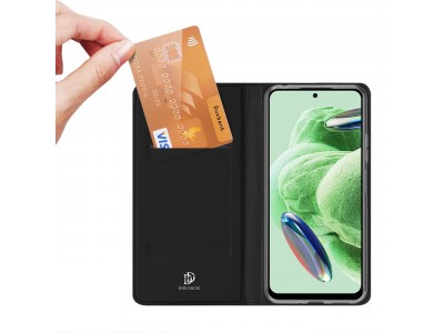 Luxusn� Slim Fit puzdro pre Xiaomi Redmi Note 12 Pro+ (�ierna)