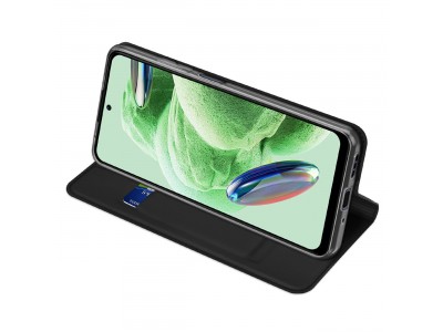 Luxusn� Slim Fit puzdro pre Xiaomi Redmi Note 12 Pro+ (�ierna)