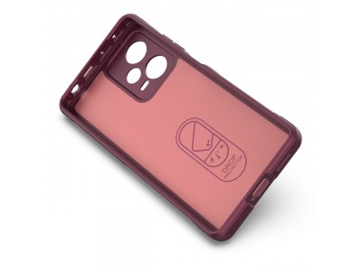 Magic Shield (bordov) - Odoln ochrann TPU kryt (obal) na Xiaomi Redmi Note 12 Pro+