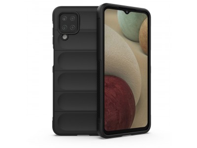 Magic Shield (černá) - Odolný ochranný TPU kryt (obal) na Samsung Galaxy A12