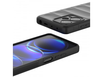 Magic Shield (�ierna) - Odoln� ochrann� TPU kryt (obal) na Xiaomi Redmi Note 12 Pro+