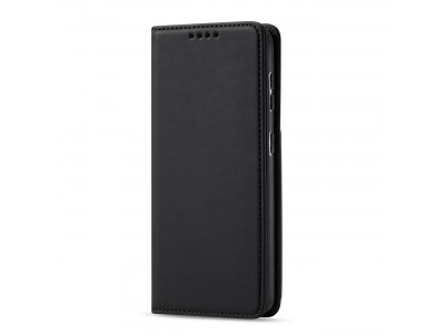 Magnet Card Case (�ierna) - Pe�a�enkov� puzdro s magnetick�m zatv�ran�m na Samsung Galaxy S22+ (S22 Plus)