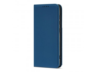 Magnet Card Case (modr�) - Pen�enkov� pouzdro s magnetick�m zatv�ran�m na Samsung Galaxy A13 5G
