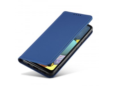 Magnet Card Case (modr�) - Pen�enkov� pouzdro s magnetick�m zatv�ran�m na Samsung Galaxy A13 5G