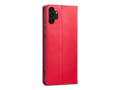Magnet Fancy Case (�erven�) - Pen�enkov� pouzdro s magnetick�m zatv�ran�m na Samsung Galaxy A13 5G