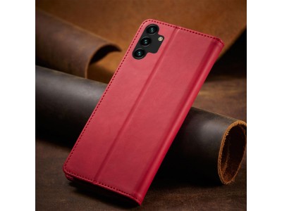 Magnet Fancy Case (�erven�) - Pen�enkov� pouzdro s magnetick�m zatv�ran�m na Samsung Galaxy A13 5G