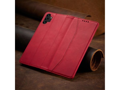 Magnet Fancy Case (�erven�) - Pen�enkov� pouzdro s magnetick�m zatv�ran�m na Samsung Galaxy A13 5G
