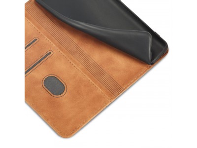 Magnet Fancy Case (hned) - Penenkov pouzdro s magnetickm zatvranm na Samsung Galaxy S23