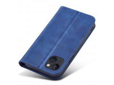 Magnet Fancy Case (modr) - Peaenkov puzdro s magnetickm zatvranm na iPhone 13 mini