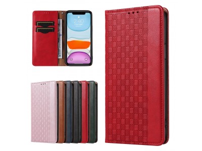 Magnet Strap Wallet Case (�erven�) - Magnetick� pe�a�enkov� puzdro na iPhone 13