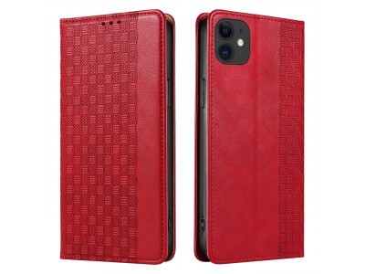 Magnet Strap Wallet Case (�erven�) - Magnetick� pe�a�enkov� puzdro na iPhone 13