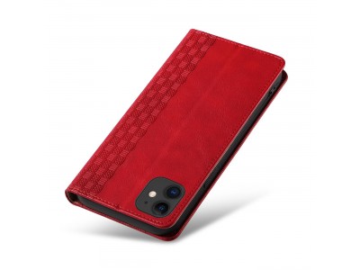 Magnet Strap Wallet Case (�erven�) - Magnetick� pe�a�enkov� puzdro na iPhone 13
