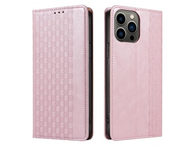 Magnet Strap Wallet Case (ru�ov�) - Magnetick� pe�a�enkov� puzdro na iPhone 13 Pro