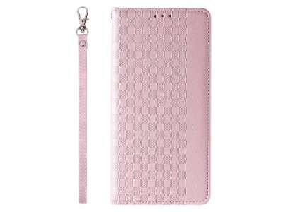 Magnet Strap Wallet Case (ru�ov�) - Magnetick� pe�a�enkov� puzdro na iPhone 14 Pro