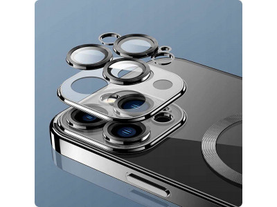 MagShine Ultra Clear (�ierna) � Ochrann� kryt (obal) s podporou MagSafe pre Apple iPhone 15 Pro Max