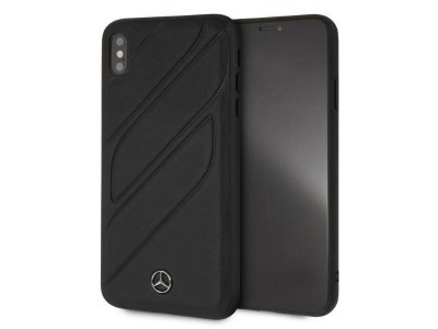 Mercedes Fashion Cover – Luxusný ochranný kryt pre IPHONE XS MAX New Organic I black (čierna)