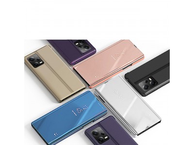 Mirror Standing Cover (r��ov�) - Zrkadlov� pouzdro pro Xiaomi Redmi Note 12 5G / Poco X5 5G