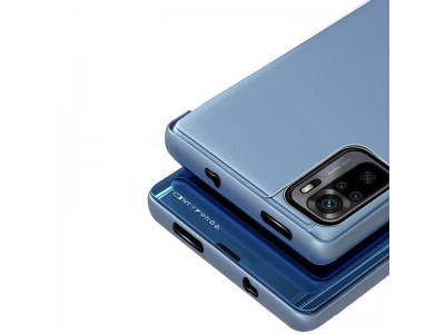 Mirror Standing Cover (�ierna) - Zrkadlov� puzdro pre Xiaomi 13