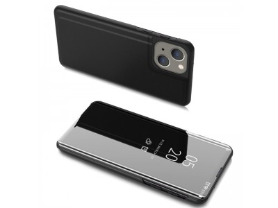 Mirror Standing Cover (ern) - Zrkadlov pouzdro pro iPhone 13 mini